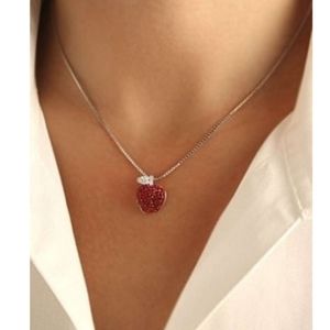 Swarovski Apple Eve Pendant Crystal Necklace
